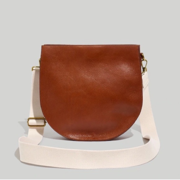 Madewell Handbags - Madewell Tan Leather Crossbody Bag